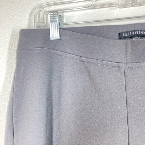 Eileen Fisher Pants Wide Leg Stretch Pull On Pants Gray Small Rayon - Picture 8 of 16
